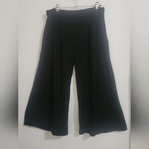 Eileen Fisher wide leg high rise cropped pants size xs/tp